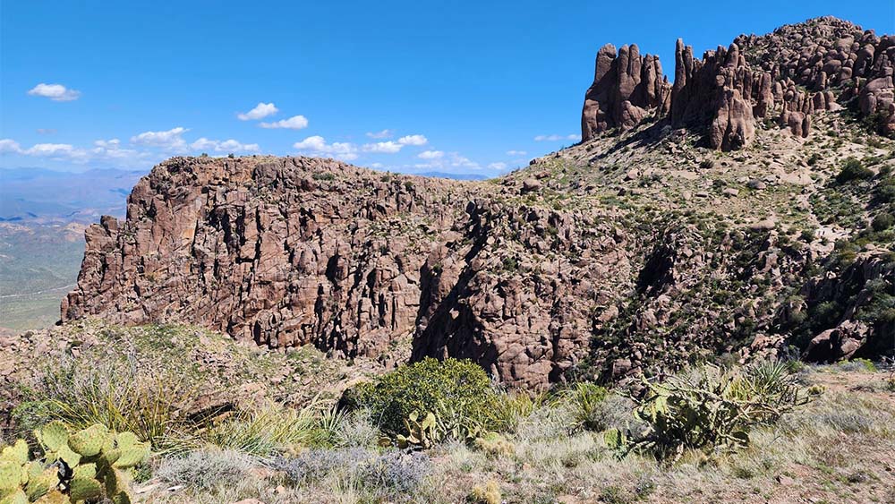 Flatiron Via Siphon Draw Trail in Apache Junction, Arizona