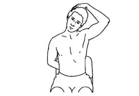 Upper trapezius and levator scapulae stretch